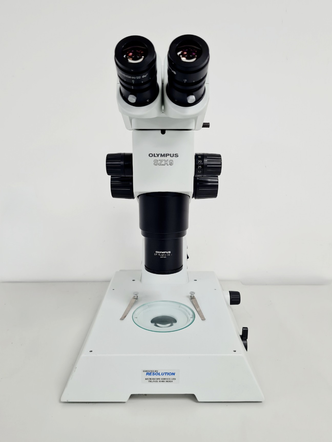 Image of Olympus Stereo Microscope SZX9 with Binocular Head and Transmitted Light Stand