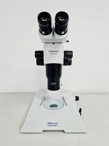 Thumbnail image of Olympus Stereo Microscope SZX9 with Binocular Head and Transmitted Light Stand 