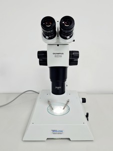 Thumbnail image of Olympus Stereo Microscope SZX9 with Binocular Head and Transmitted Light Stand 