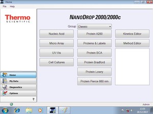 Thumbnail image of Thermo Scientific NanoDrop 2000c Spectrophotometer Lab 