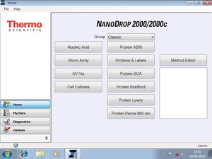 Thumbnail image of Thermo Scientific NanoDrop 2000 Spectrophotometer Lab w/ PC & Software Lab