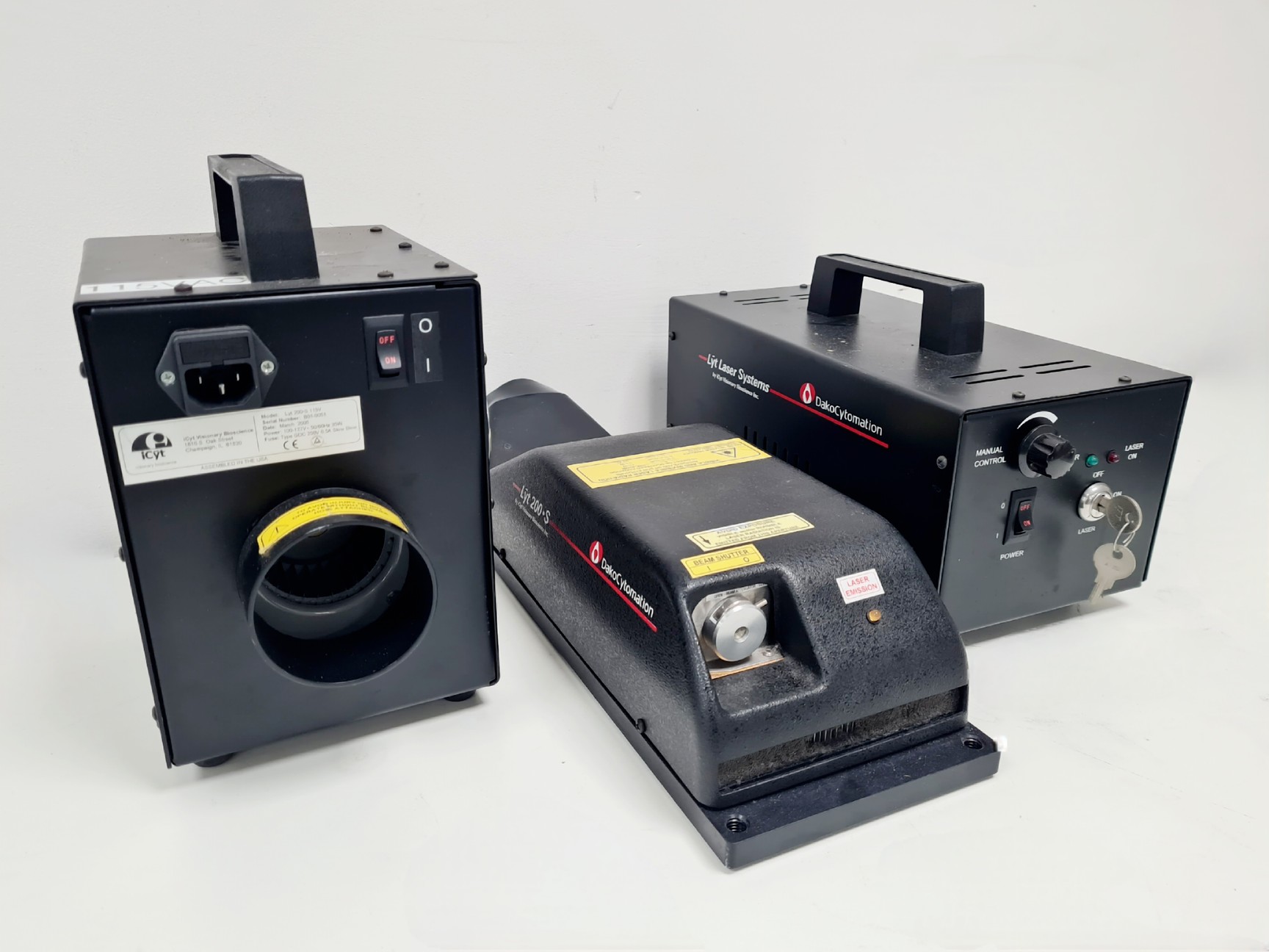 Image of DakoCytomation Diode Lyt 200-S Laser Head w/ Controller & Fan/Cooler Lab