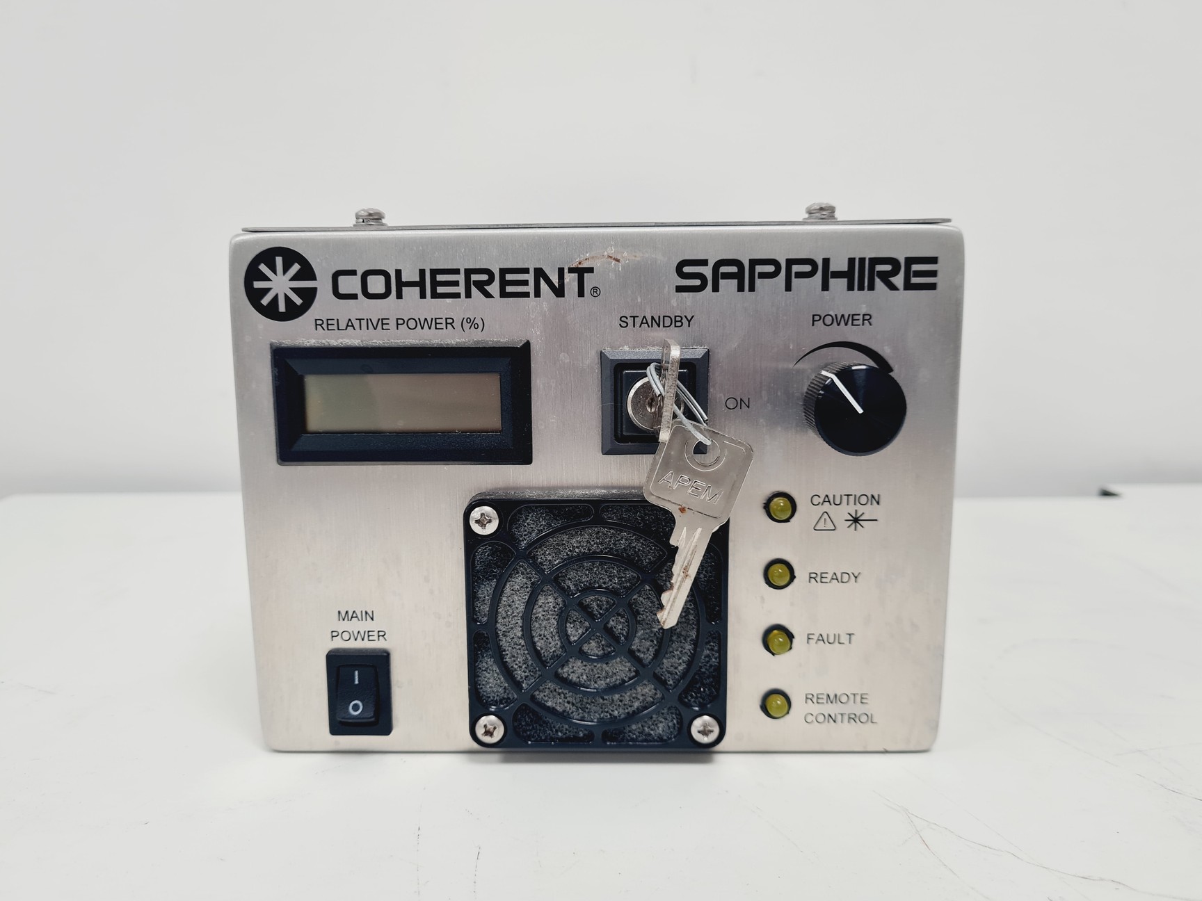 Image of Coherent Sapphire Larger Controller with Sapphire 488-200 Laser Head Lab
