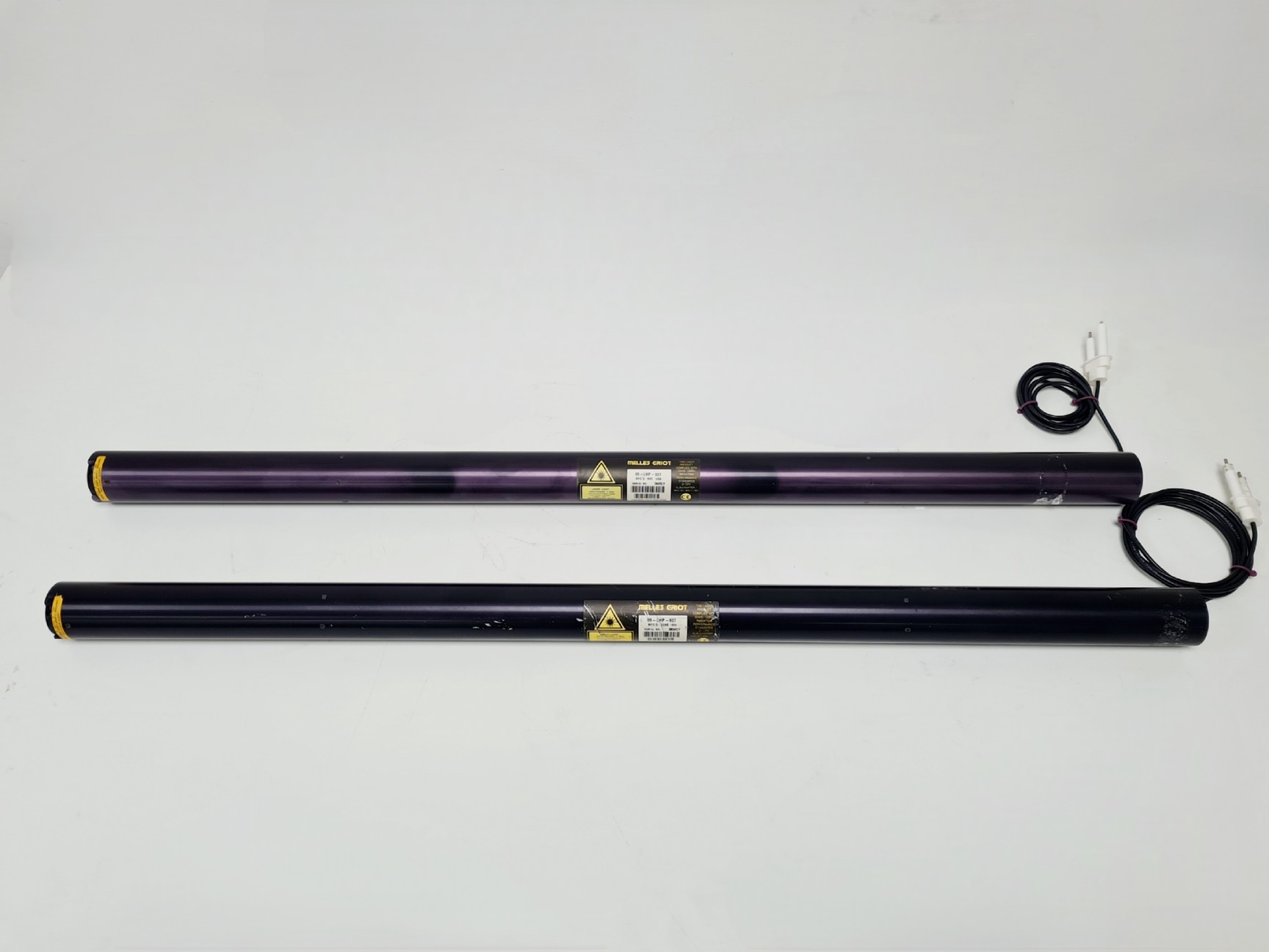 Image of 2 x Melles Griot 05-LHP-927 Laser Heads w/ Controller Lab