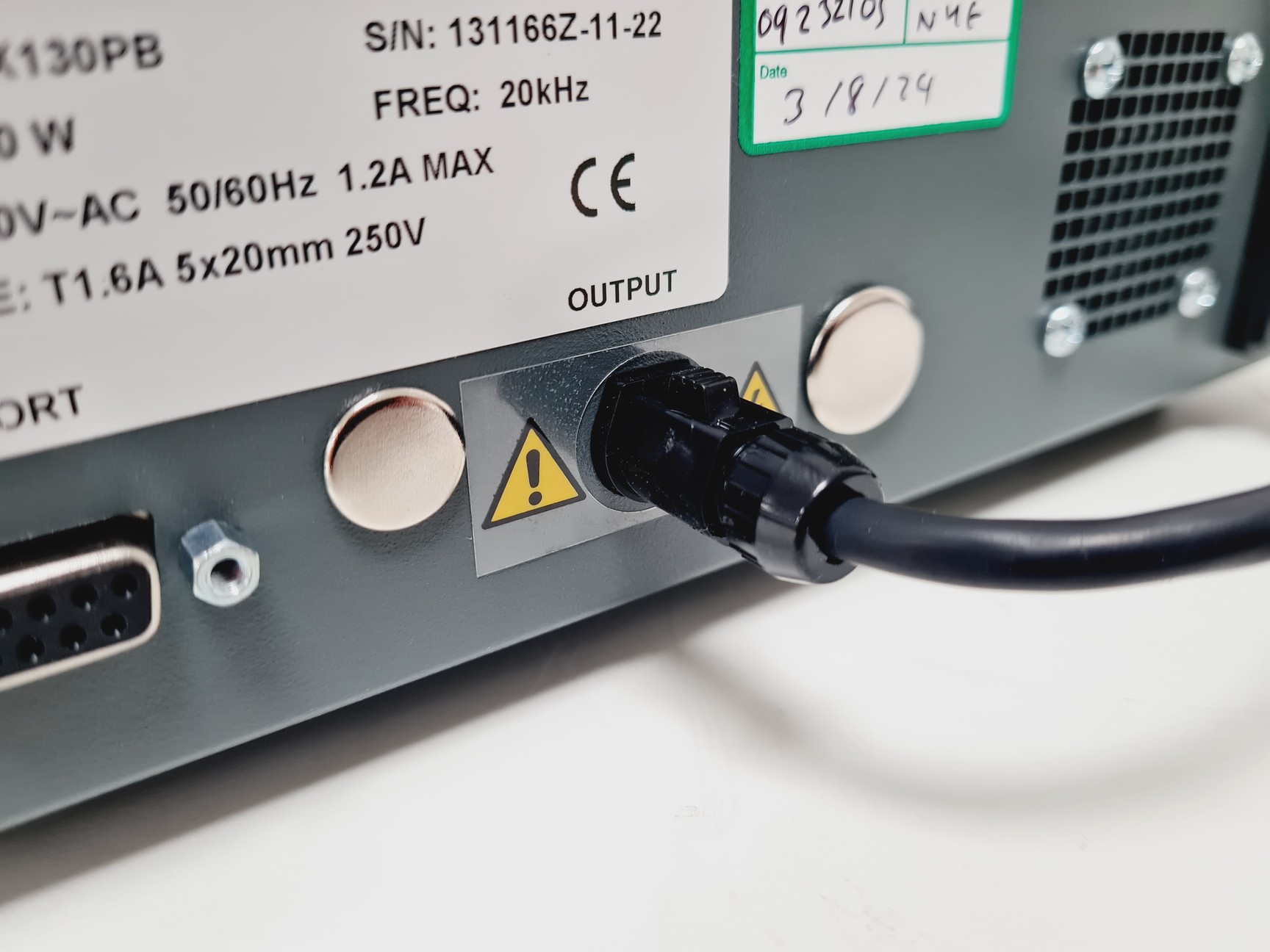 Image of Sonics Vibra Cell VCX130 PB Ultrasonic Processors Lab