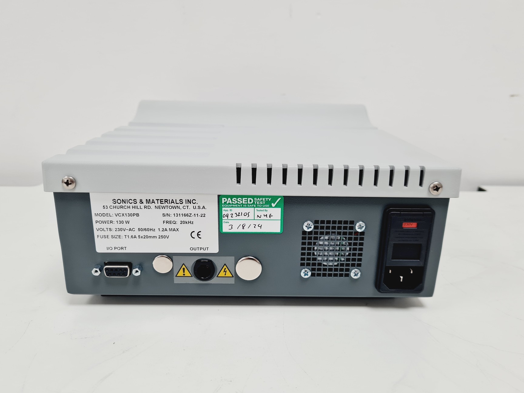 Image of Sonics Vibra Cell VCX130 PB Ultrasonic Processors Lab