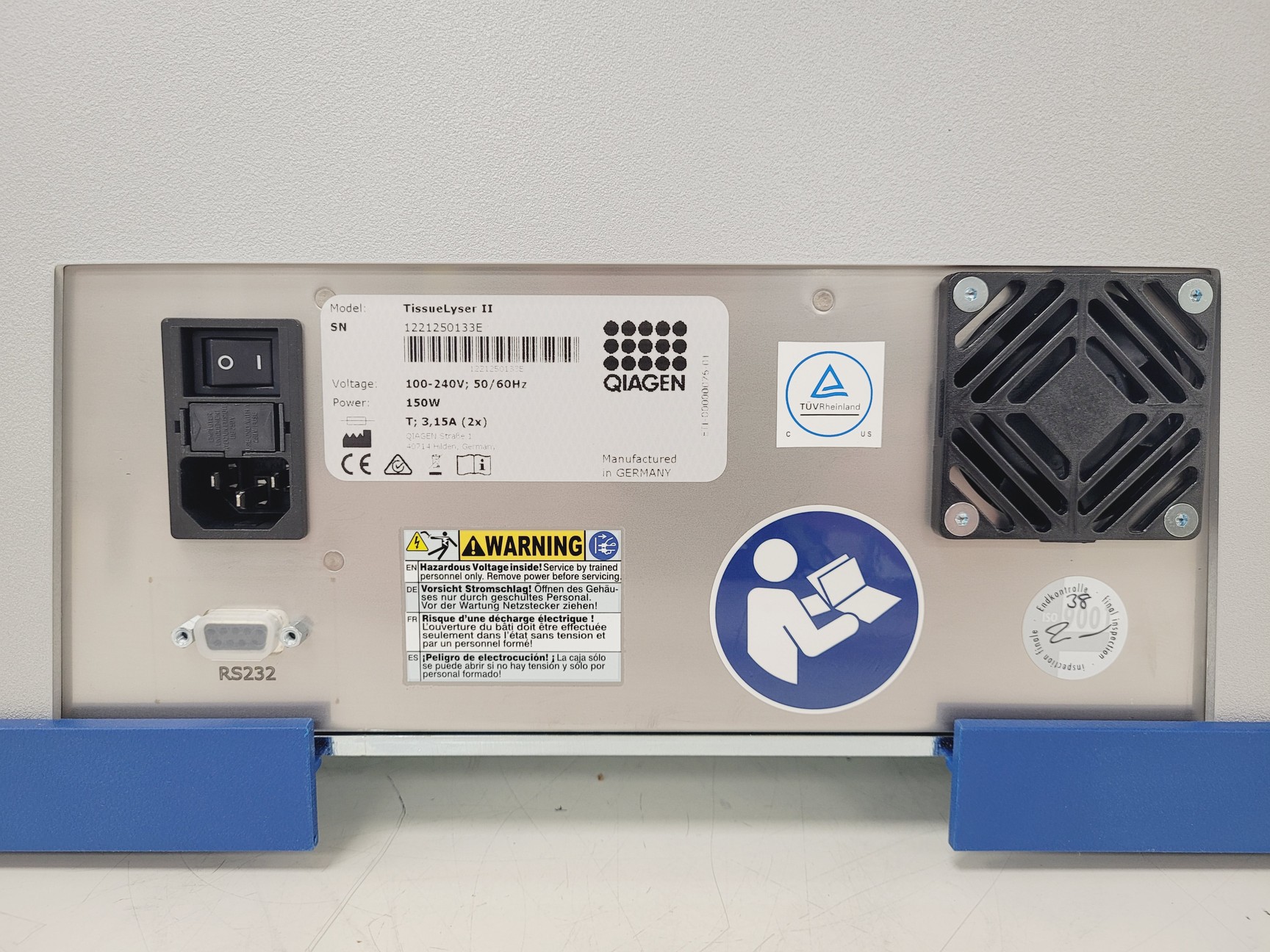 Image of Qiagen Tissuelyser II and Qiagen Tissuelyser adapter set 2 x 24 (box)