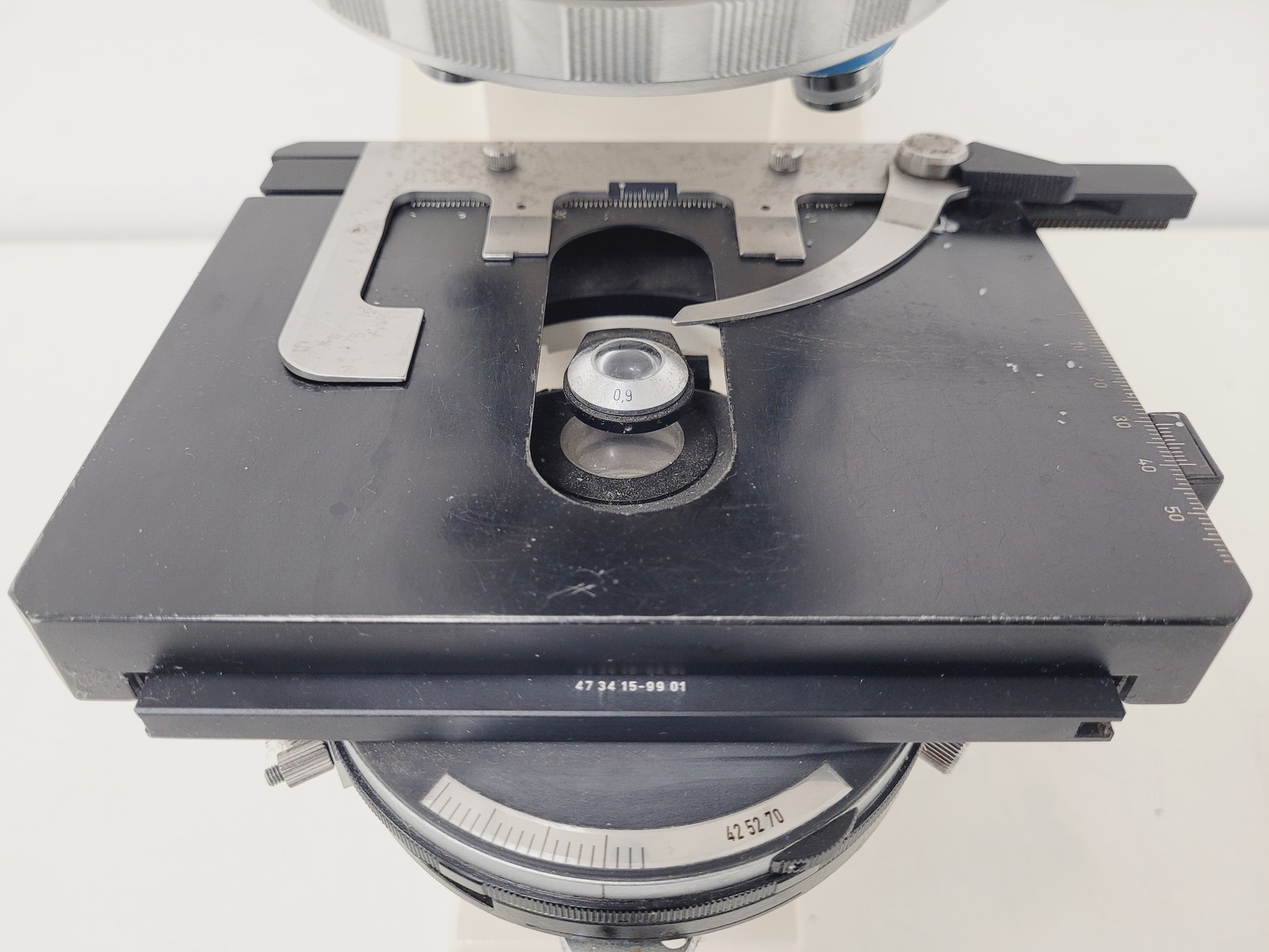 Image of Zeiss Axioskop Microscope w/ 3 x Objectives NEOFL 100x, 40x, 20x Lab