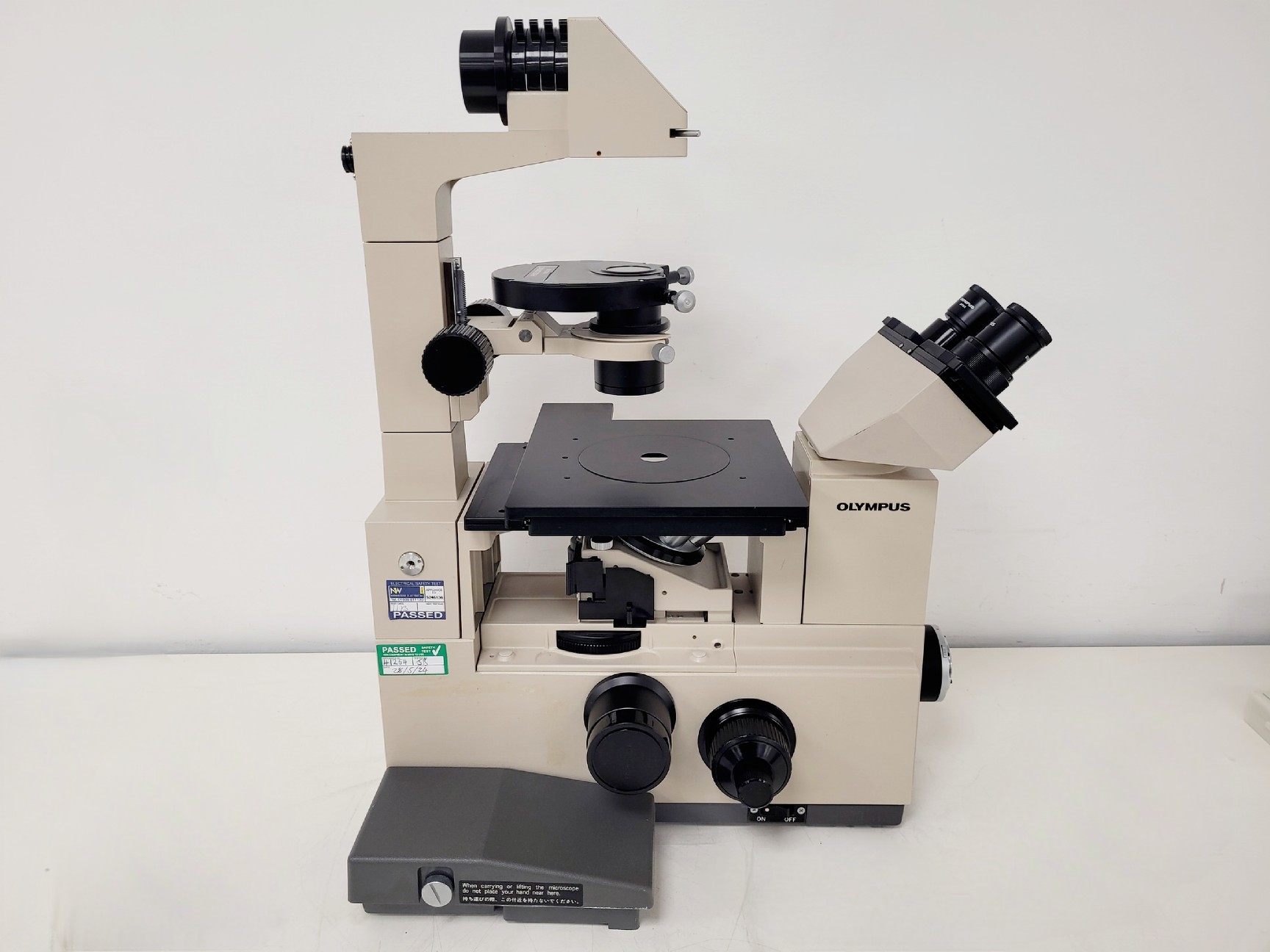 Image of Olympus IMT-2 Inverted Microscope Lab (Faulty Lamp)