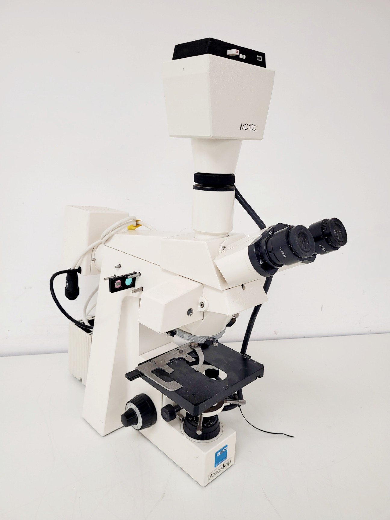 Image of Carl Zeiss Axioskop El Einsatz Fluorescence Microscope Spares/Repair Lab