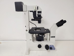 Thumbnail image of Nikon Eclipse TE200 Microscope w/ 3 x Objectives Plan, Ph w/  TE-PS100 PSU Lab
