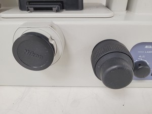 Thumbnail image of Nikon Eclipse TE200 Microscope w/ 3 x Objectives Plan, Ph w/  TE-PS100 PSU Lab