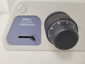 Thumbnail image of Nikon Eclipse TE200 Microscope w/ 3 x Objectives Plan, Ph w/  TE-PS100 PSU Lab