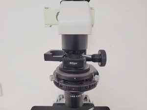 Thumbnail image of Nikon Eclipse TE200 Microscope w/ 3 x Objectives Plan, Ph w/  TE-PS100 PSU Lab