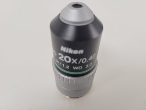 Thumbnail image of Nikon Eclipse TE200 Microscope w/ 3 x Objectives Plan, Ph w/  TE-PS100 PSU Lab