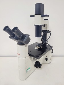 Image of Leica DMIL Inverted Microscope w/ 4 x Objectives Phaco, 160/- Lab Spares/Repairs