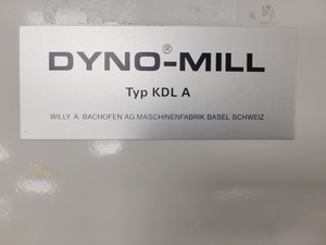 Thumbnail image of 1x Dyno Mill Grinder KDL A And 1x Tricool Chiller MINAC 005LTS