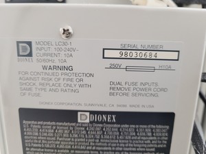 Thumbnail image of Dionex Ion Chromatography System AS40, CD20, GP50, LC30 Lab