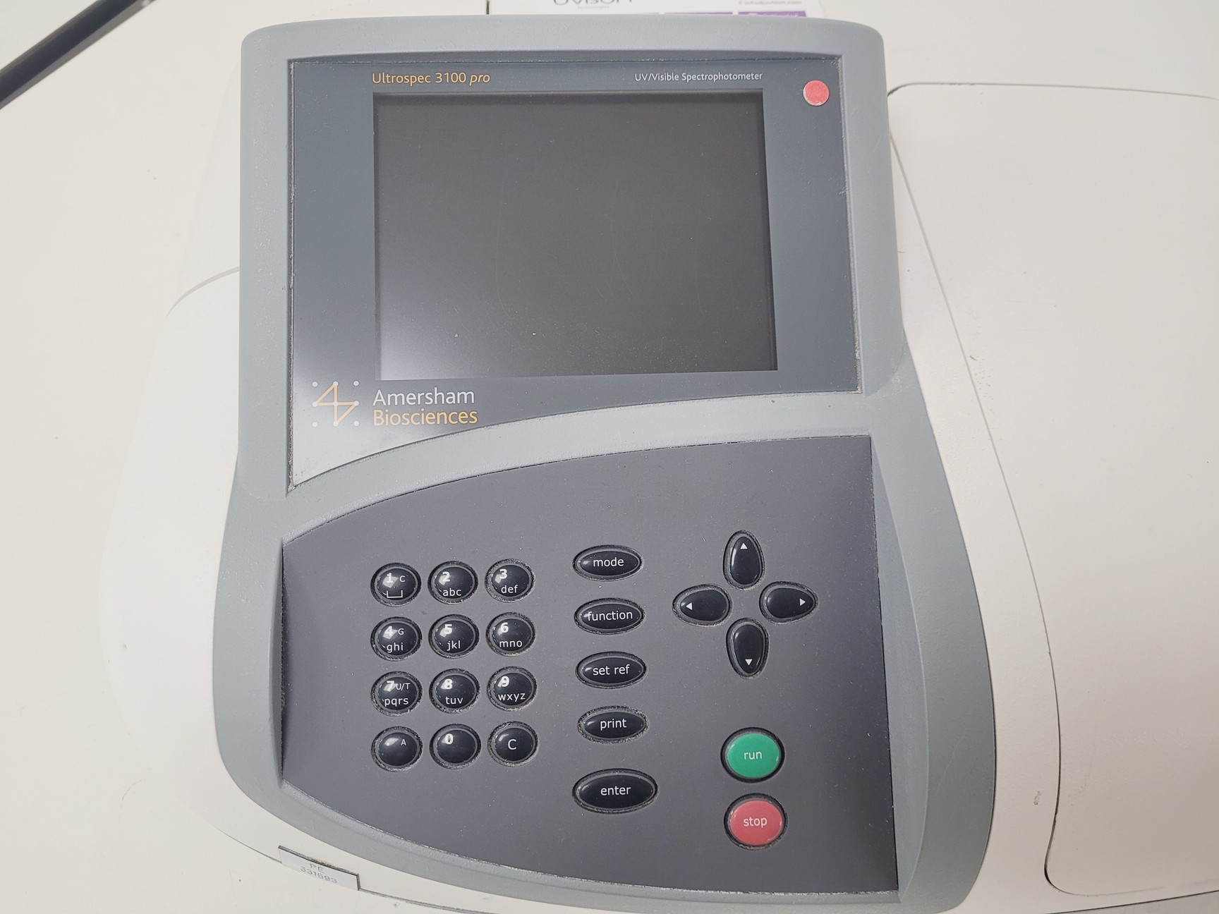 Image of Amersham Biosciences Ultrospec 3100 Pro Spectrophotometer Lab