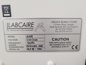 Thumbnail image of Labcaire HLF18 Laminar Flow Cabinet Lab