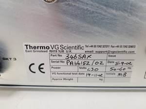 Thumbnail image of Thermo VG 346SAX Scientific Physical Imaging Unit Lab