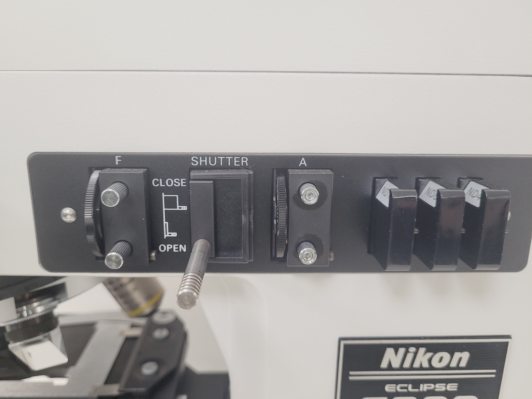 Image of Nikon Eclipse E800 Microscope w/ Plan Flour 10x/0.30 Objective Lab