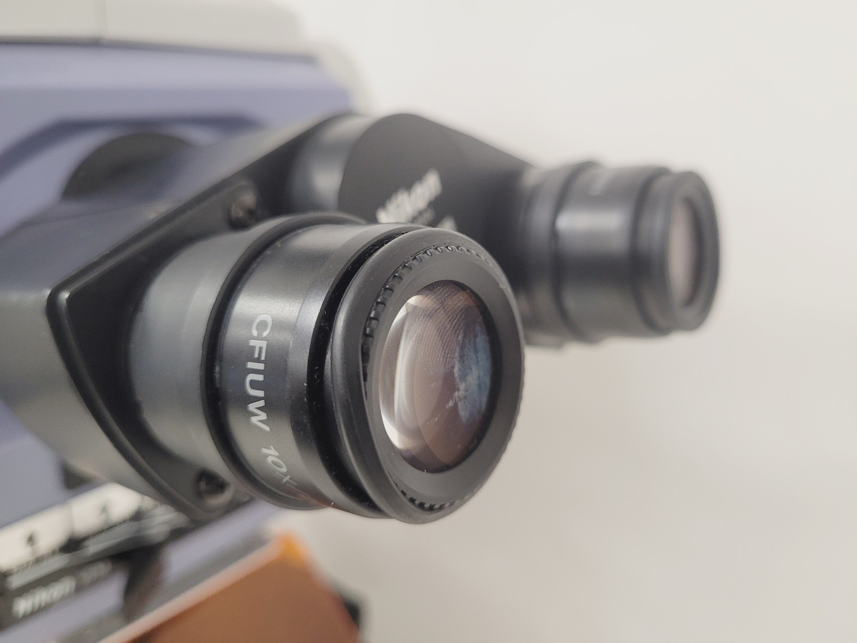 Image of Nikon Eclipse E800 Microscope w/ Plan Flour 10x/0.30 Objective Lab