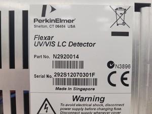 Thumbnail image of Perkin Elmer Flexar UV/VIS LC Detector Lab