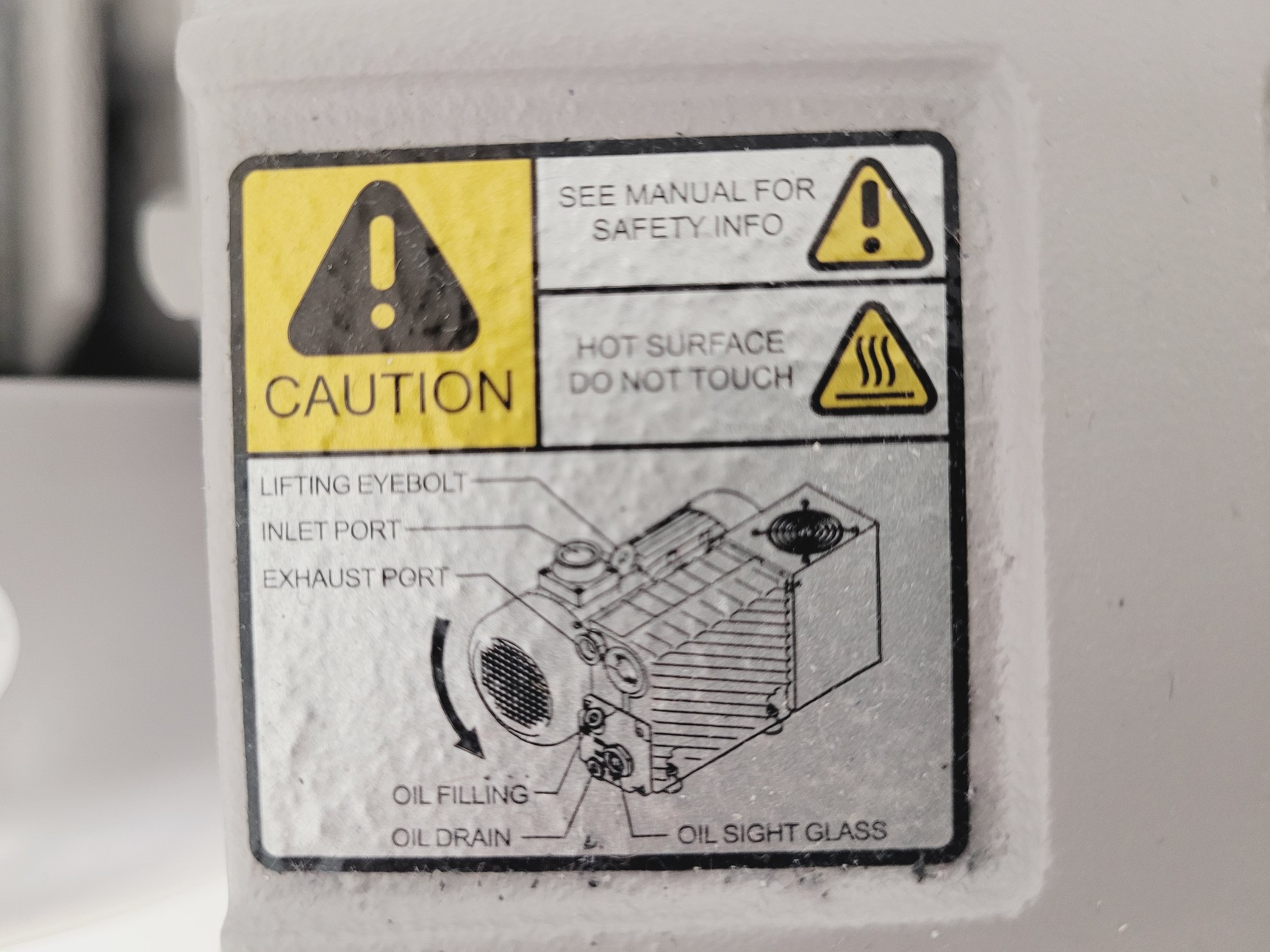 Image of Agilent Technologies MS40+ Rotary Vane Vacuum Pump Lab