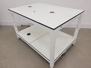 Thumbnail image of 7 x White Trespa Laboratory Tables in Various Sizes Lab