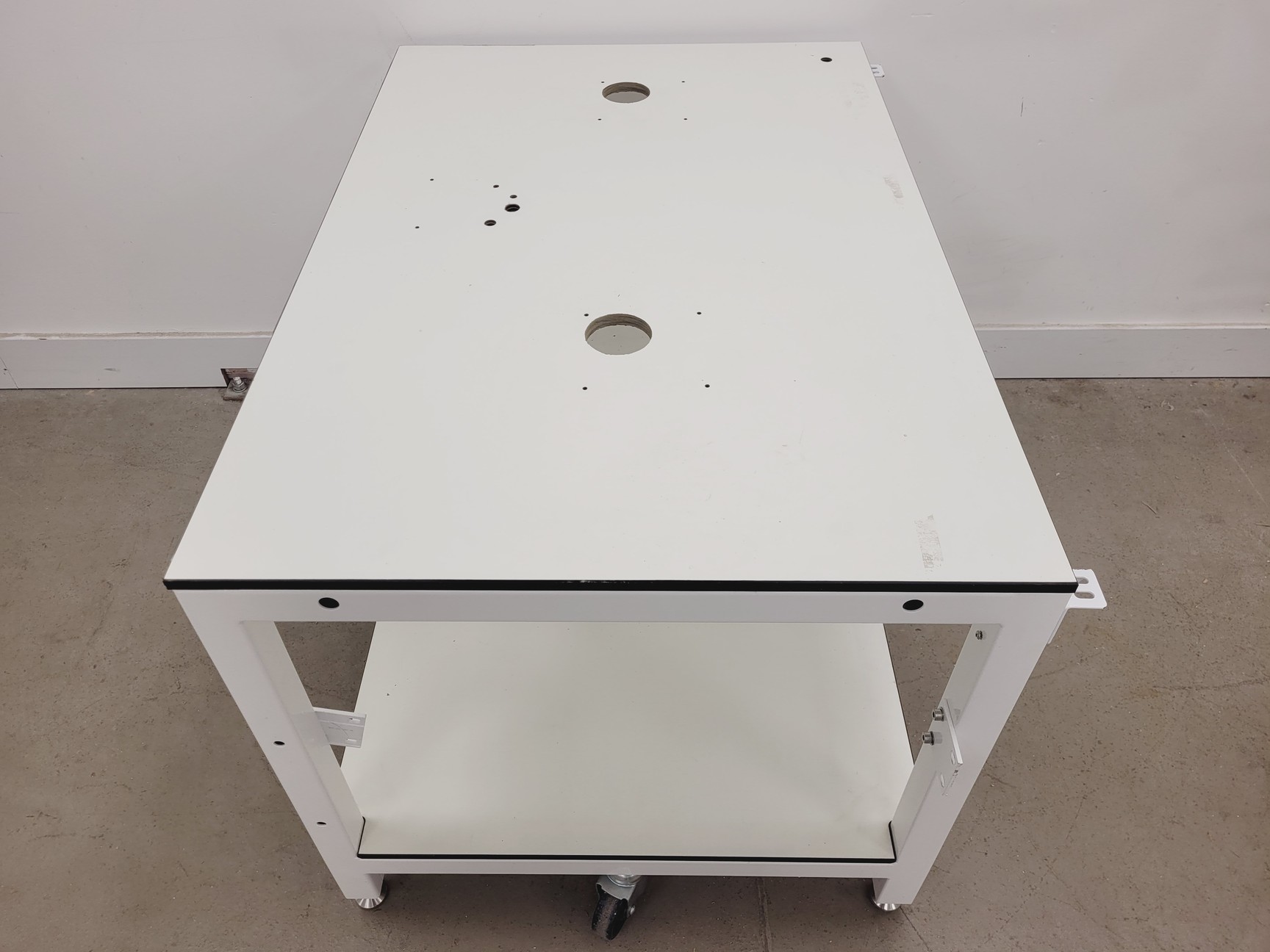 Image of 7 x White Trespa Laboratory Tables in Various Sizes Lab