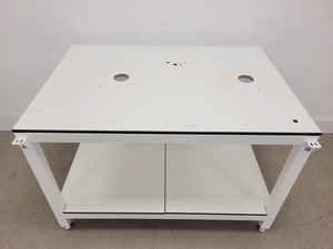 Thumbnail image of 7 x White Trespa Laboratory Tables in Various Sizes Lab