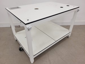 Thumbnail image of 7 x White Trespa Laboratory Tables in Various Sizes Lab