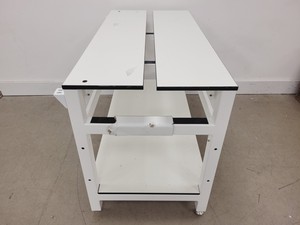Thumbnail image of 7 x White Trespa Laboratory Tables in Various Sizes Lab