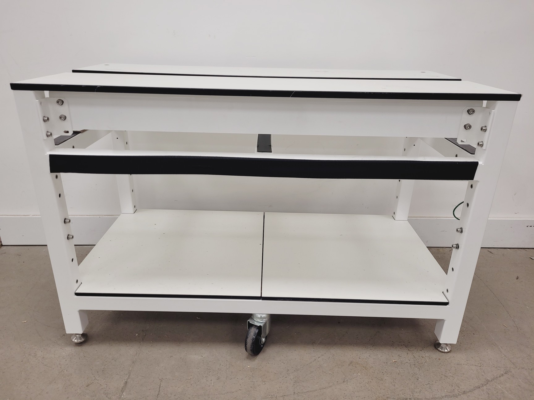 Image of 7 x White Trespa Laboratory Tables in Various Sizes Lab