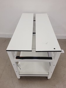 Thumbnail image of 7 x White Trespa Laboratory Tables in Various Sizes Lab