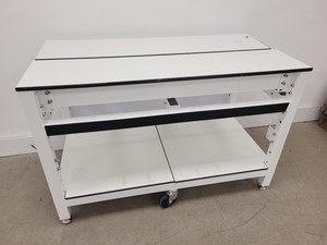 Thumbnail image of 7 x White Trespa Laboratory Tables in Various Sizes Lab