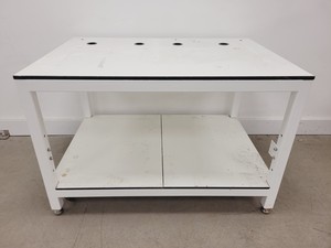 Thumbnail image of 7 x White Trespa Laboratory Tables in Various Sizes Lab