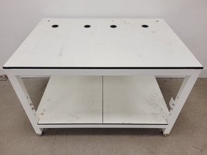Thumbnail image of 7 x White Trespa Laboratory Tables in Various Sizes Lab