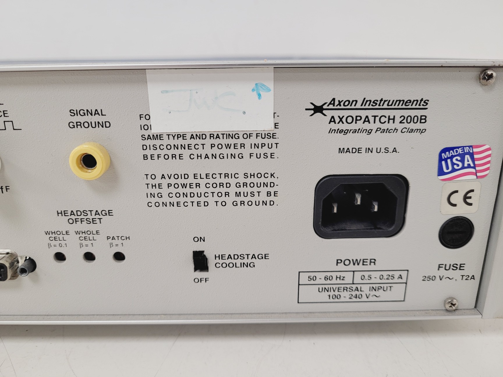 Axonpatch Axon Instruments Axopatch 200B Integrating Patch Clamp Amplifier Lab