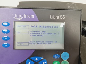 Thumbnail image of Biochrom Libra S6 Spectrophotometer Lab