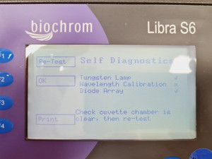 Thumbnail image of Biochrom Type Libra S6 Spectrophotometer Lab