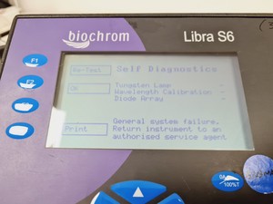 Thumbnail image of Biochrom Libra Type S6 Spectrophotometer Lab