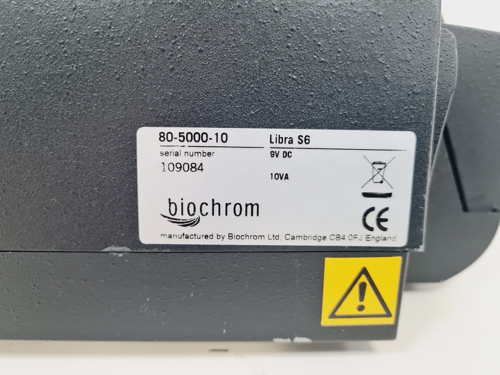 Image of Biochrom Model Libra S6 Spectrophotometer Lab
