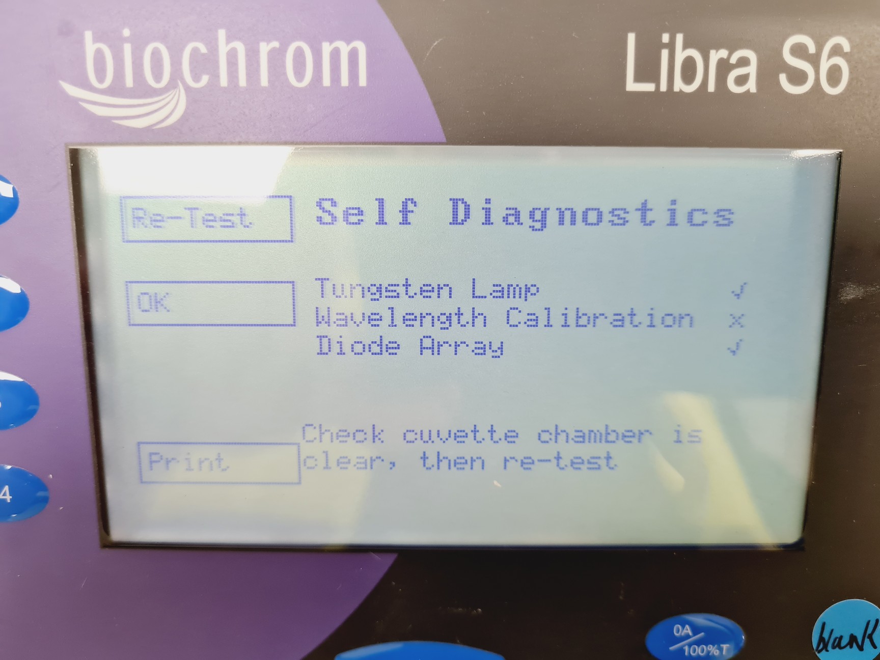 Image of Biochrom Model Libra S6 Spectrophotometer Lab