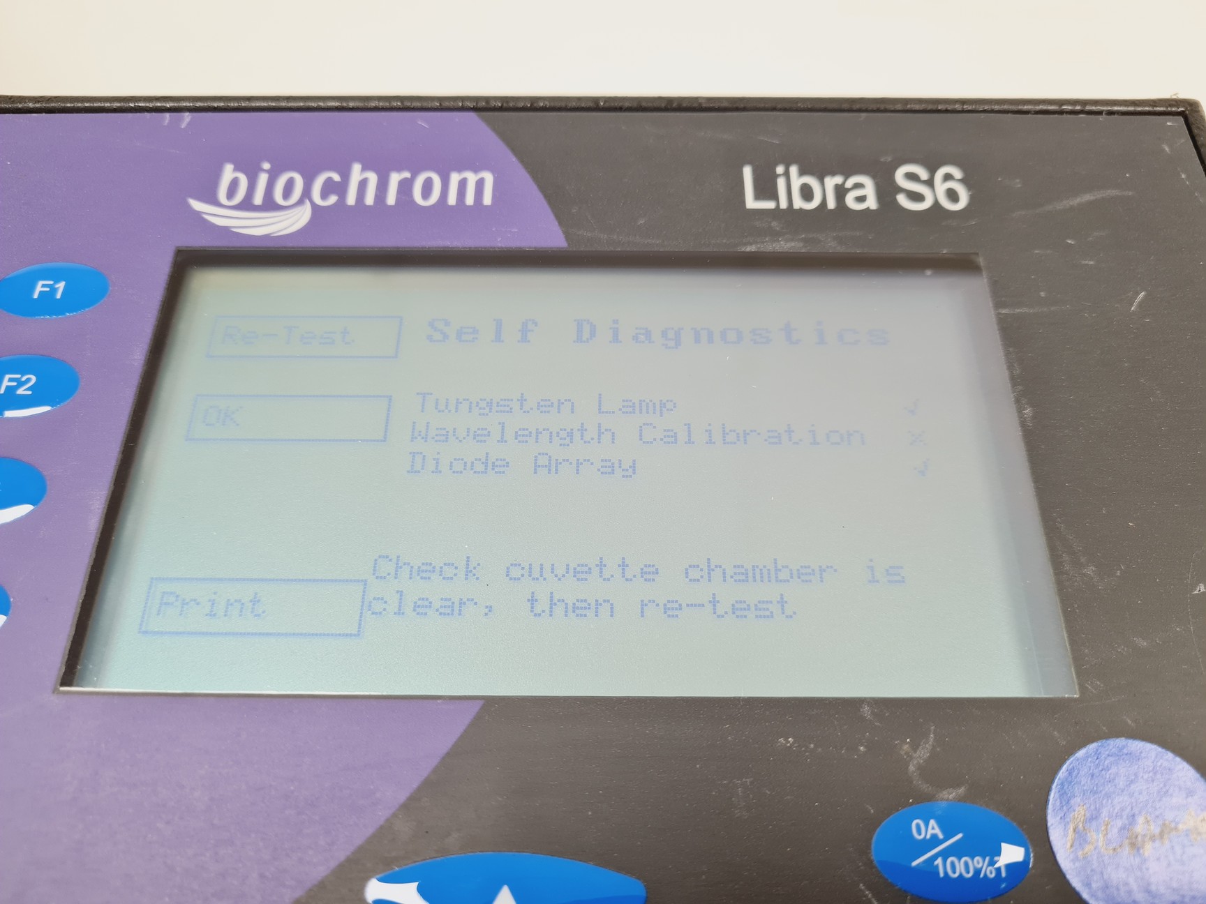 Image of Biochrom Libra S6 Model Spectrophotometer Lab