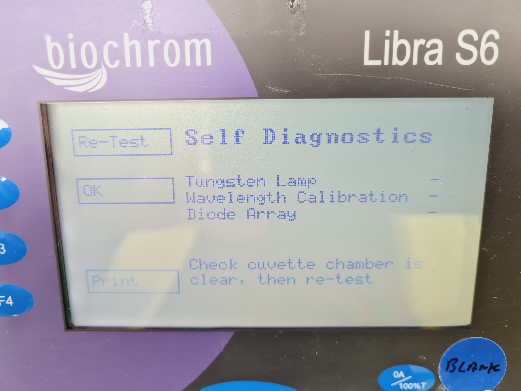 Image of Biochrom Model Type Libra S6 Spectrophotometer Lab