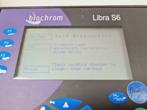 Thumbnail image of Biochrom Type Libra Model S6 Spectrophotometer Lab