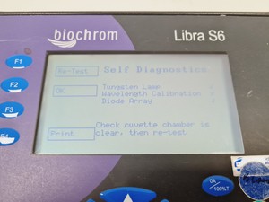 Thumbnail image of Biochrom Model Type Libra S6 Spectrophotometer Lab