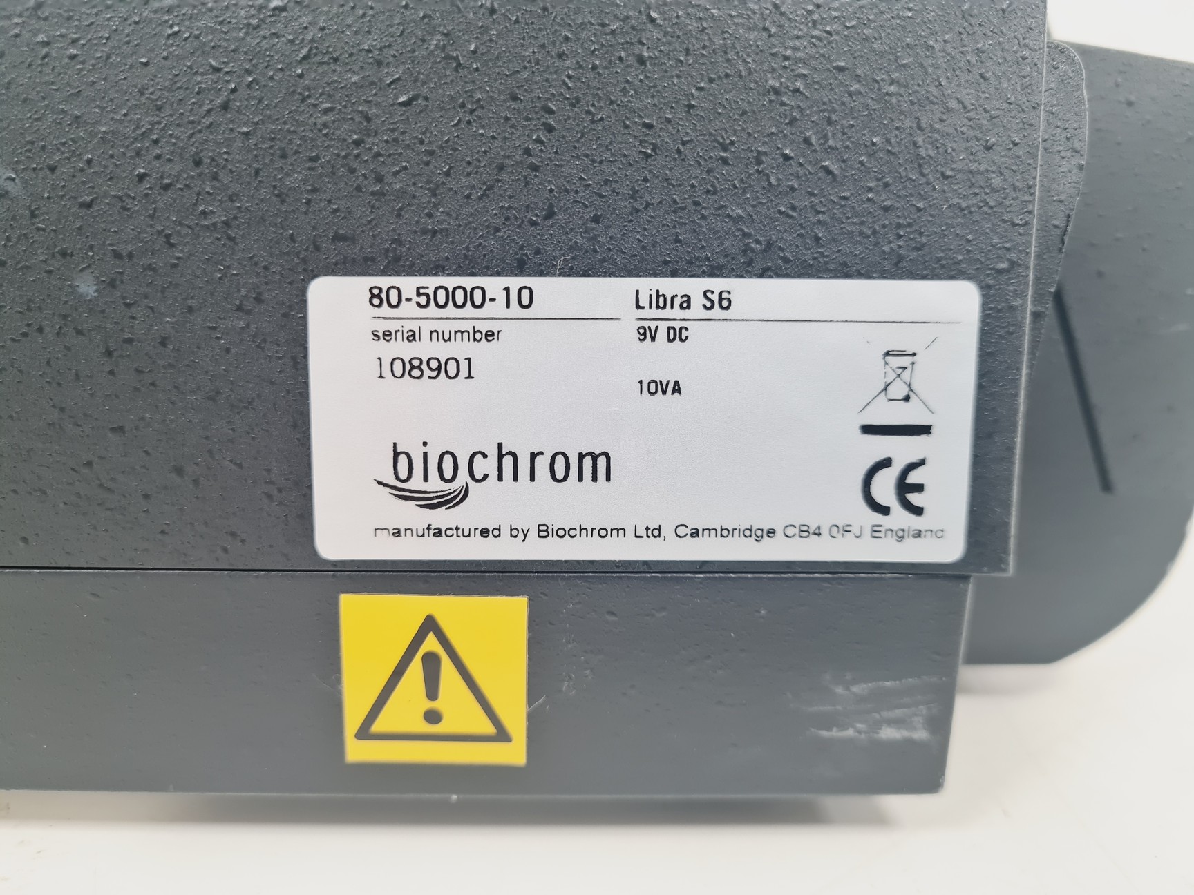 Image of Biochrom Type Libra S6 Lab Spectrophotometer